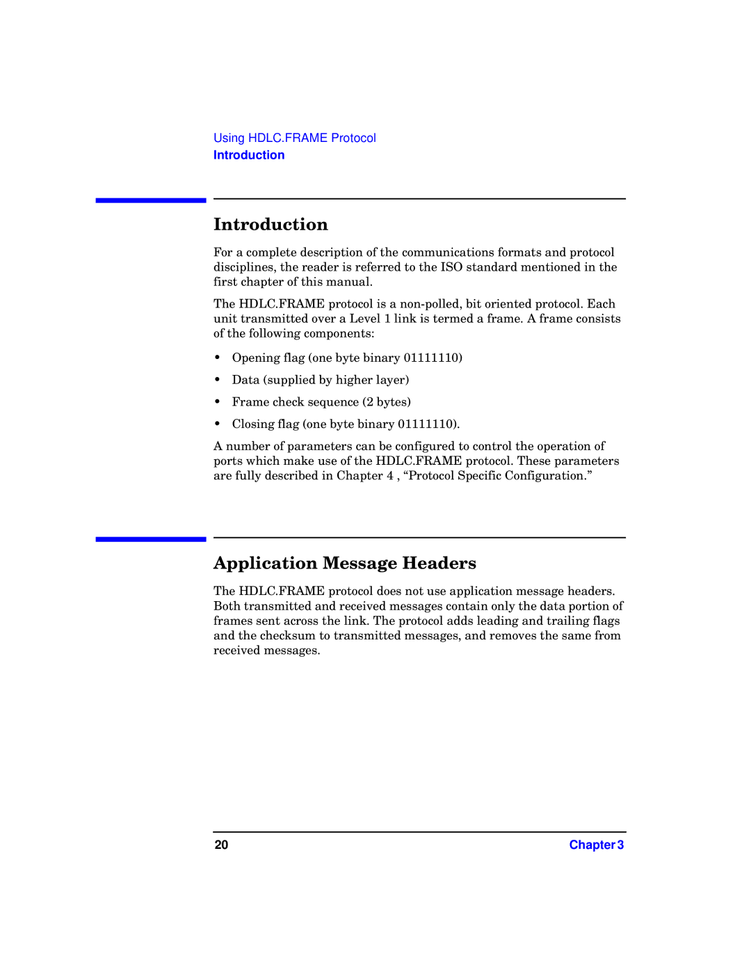 HP UX 11.x Operating Systems manual Introduction, Application Message Headers 