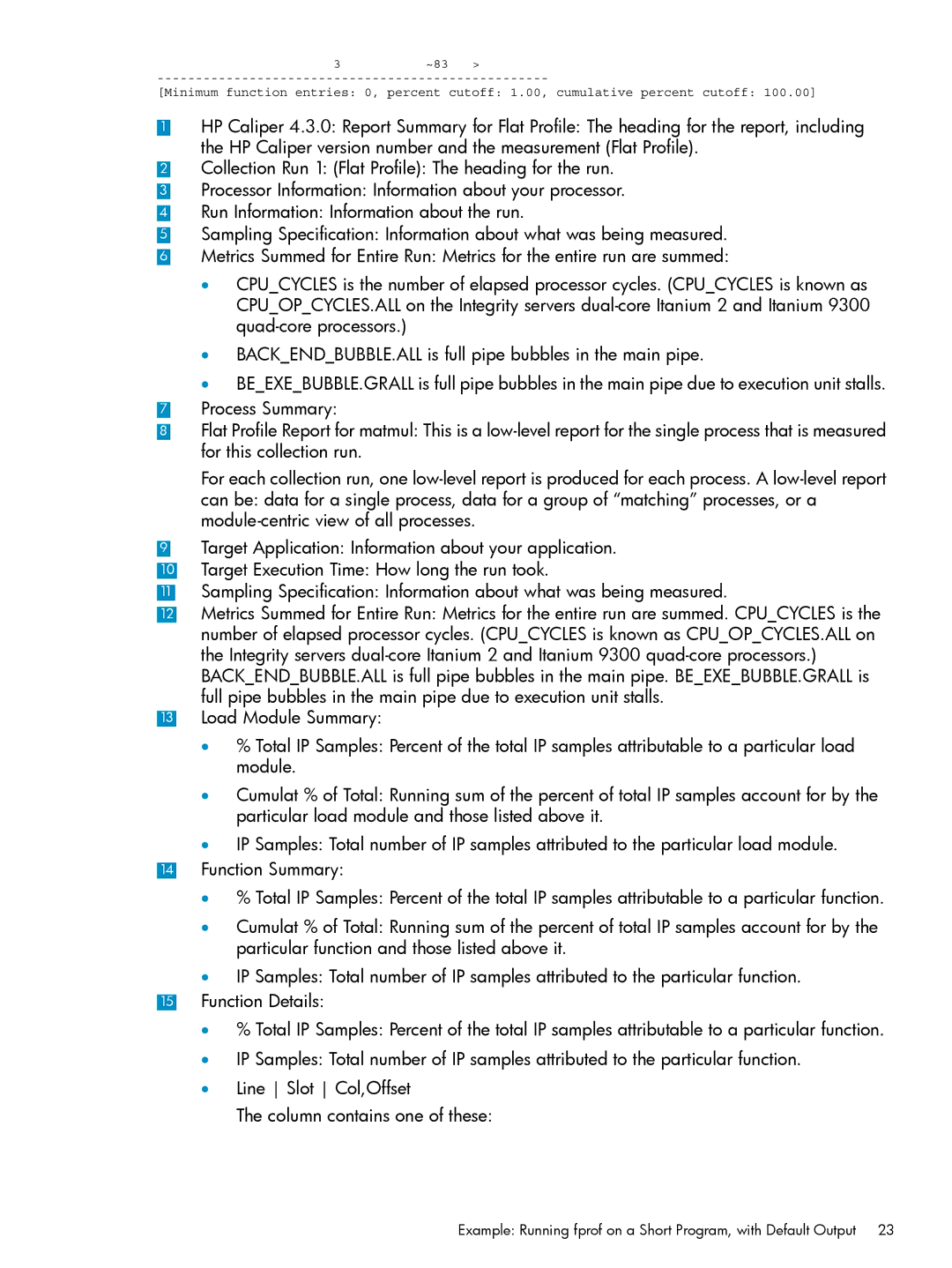 HP UX Caliper Software manual 