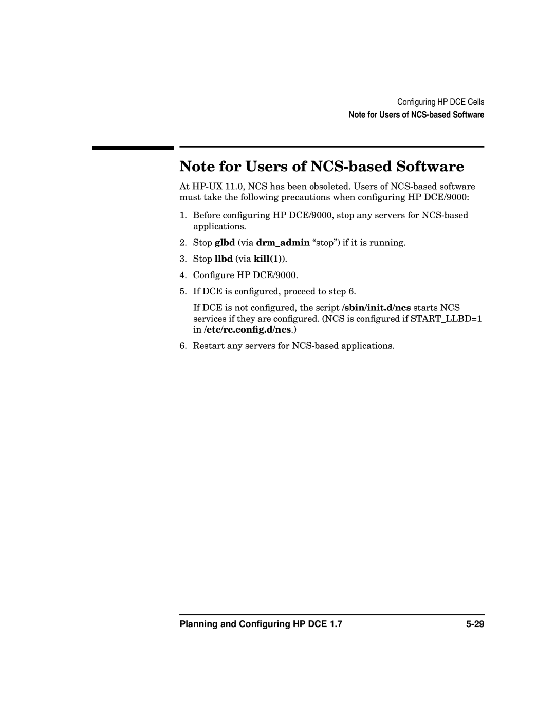 HP UX DCE Software manual Planning and Conﬁguring HP DCE 