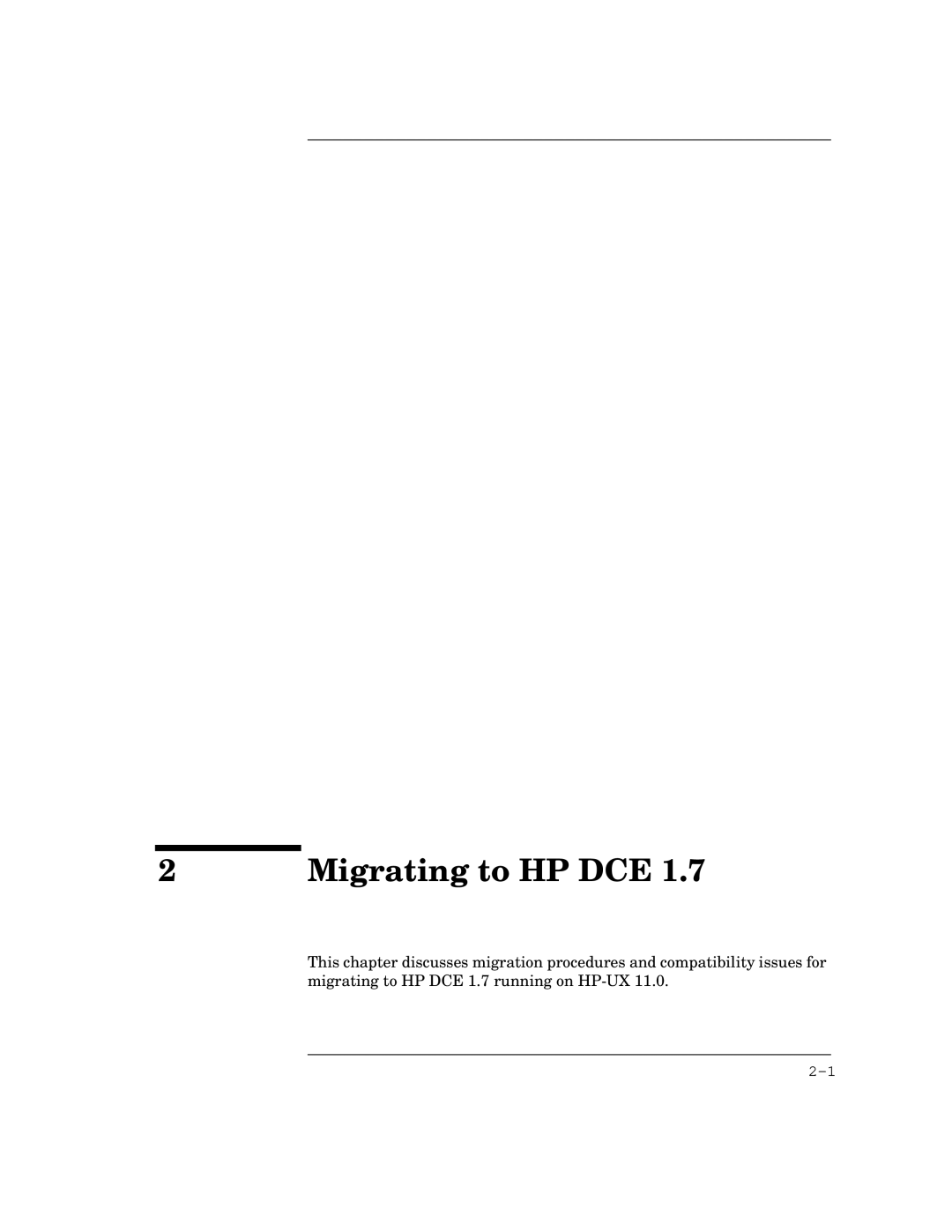 HP UX DCE Software manual Migrating to HP DCE 