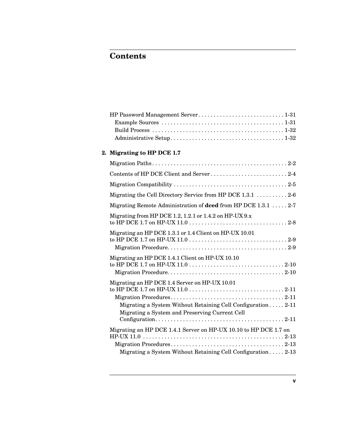 HP UX DCE Software manual Migrating to HP DCE 