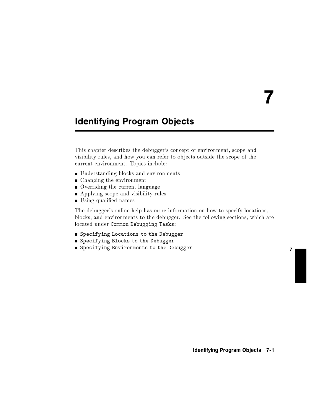 HP UX Debugging Tools manual 