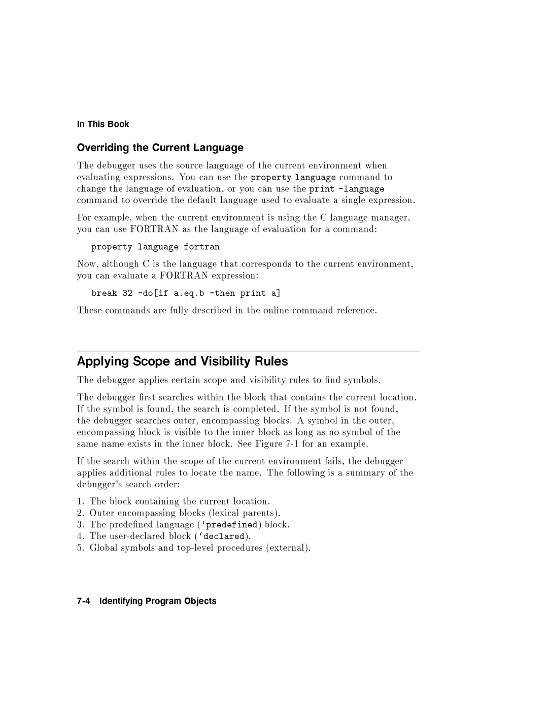 HP UX Debugging Tools manual 