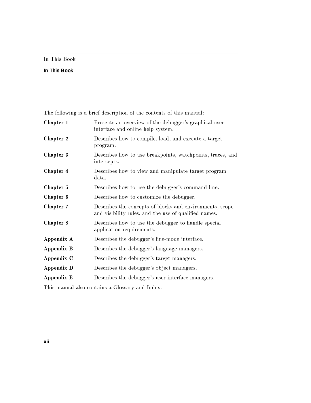 HP UX Debugging Tools manual 