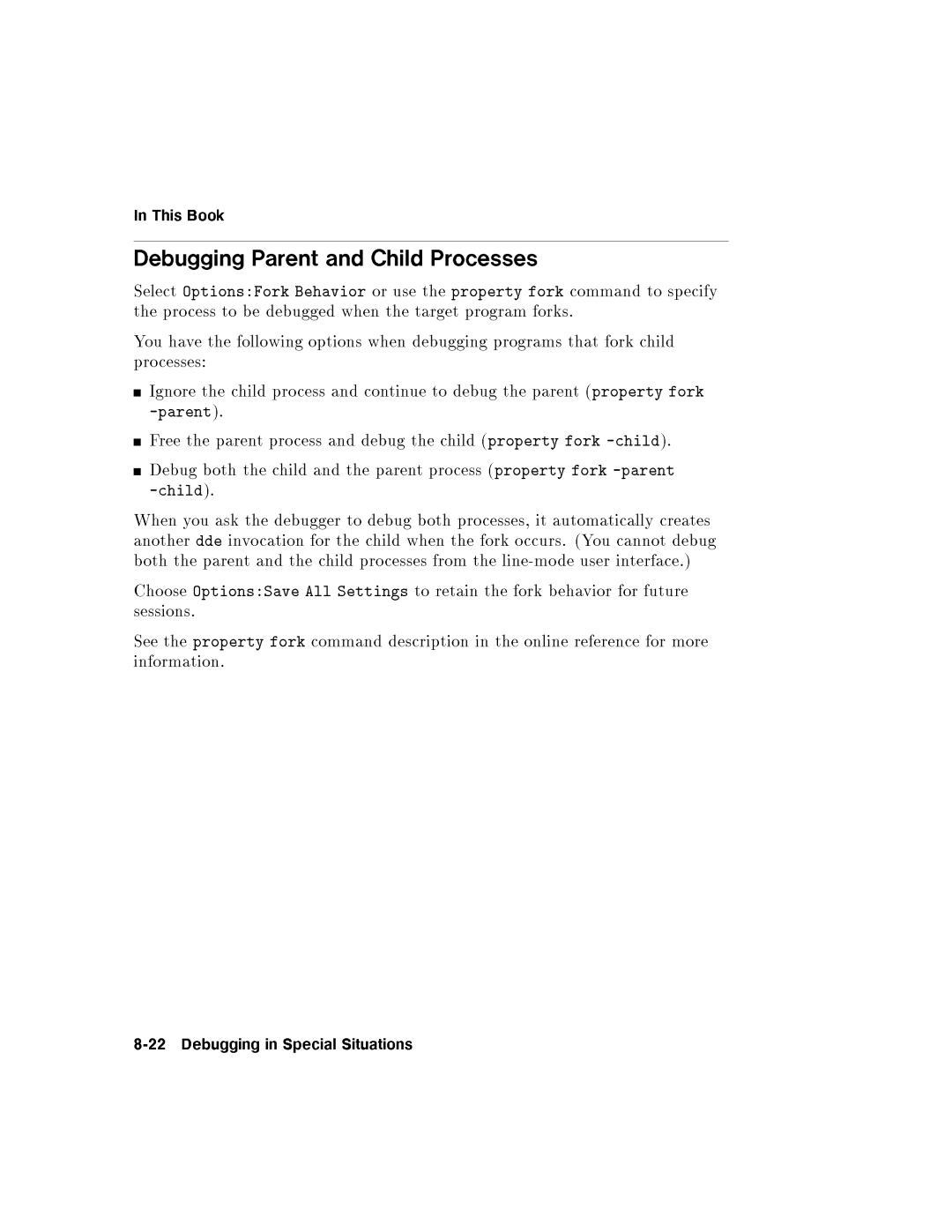 HP UX Debugging Tools manual 22DebugginginSpecialSituations 