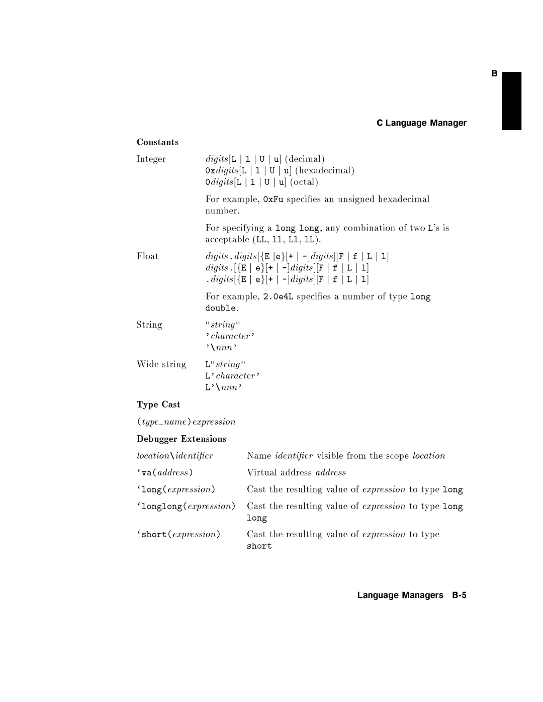 HP UX Debugging Tools manual 