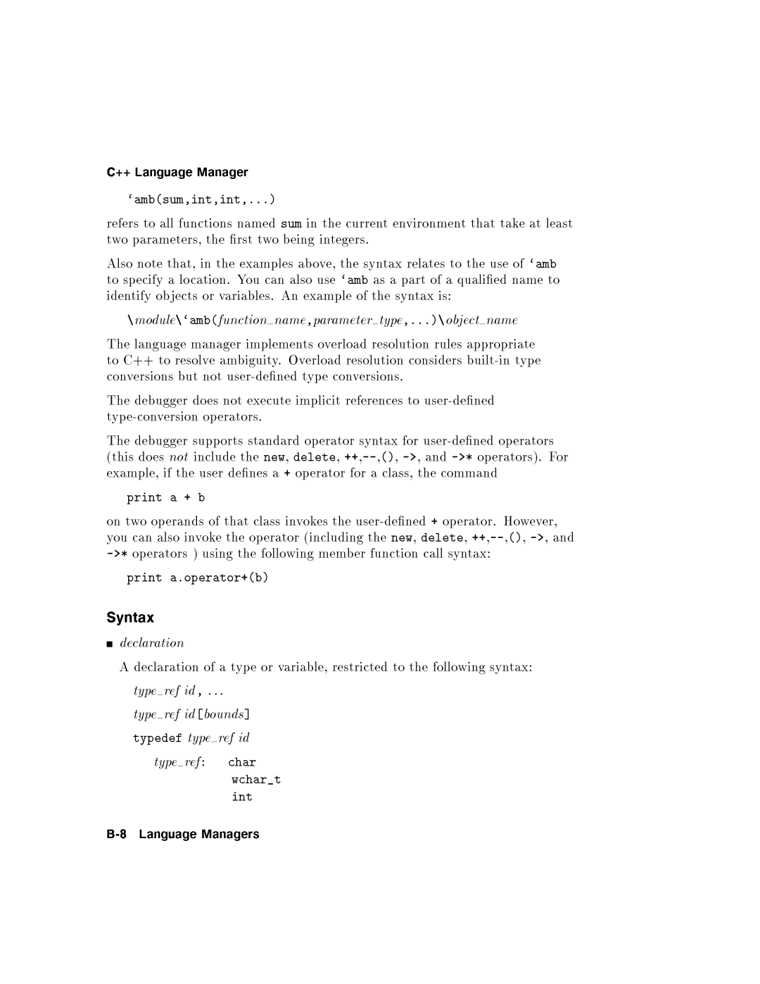 HP UX Debugging Tools manual 