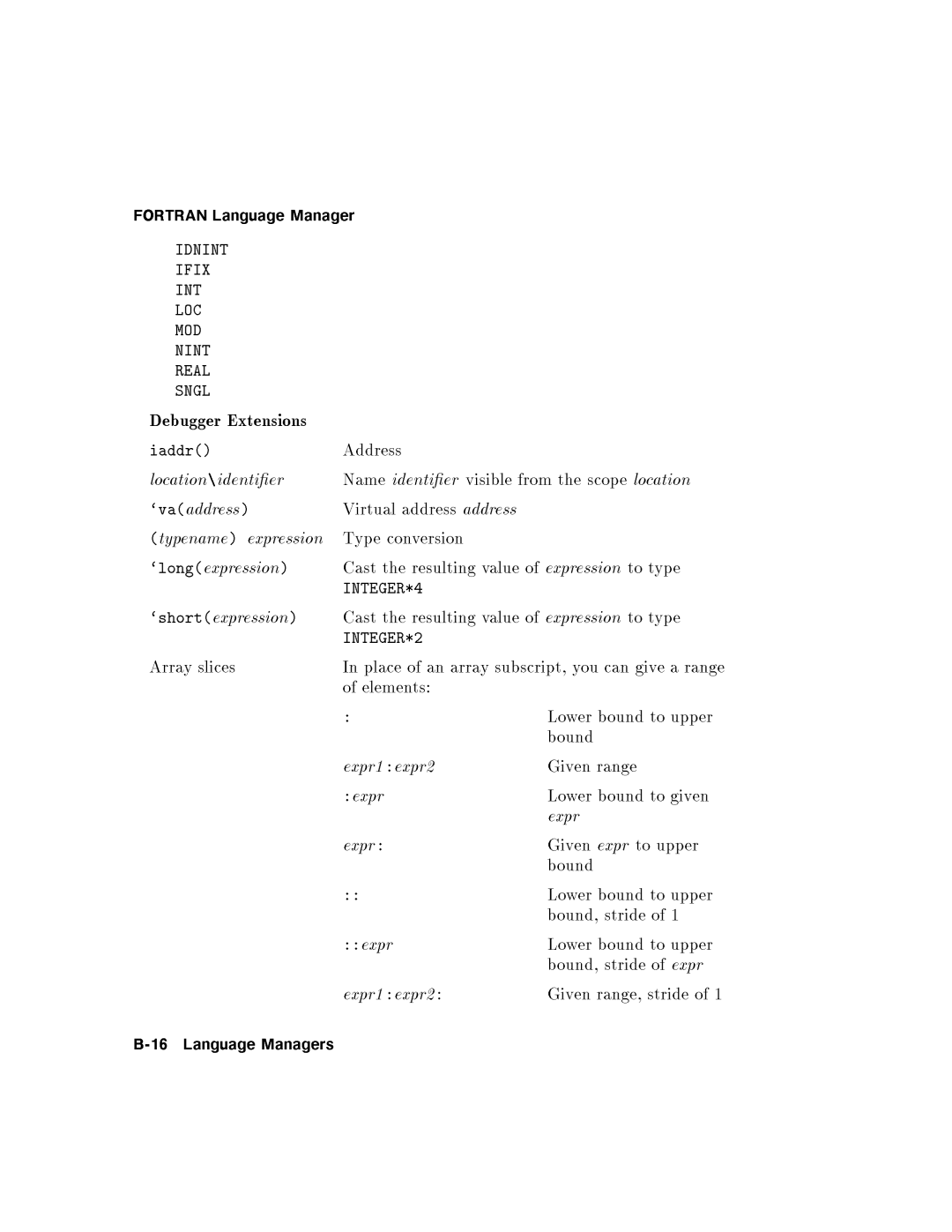 HP UX Debugging Tools manual 