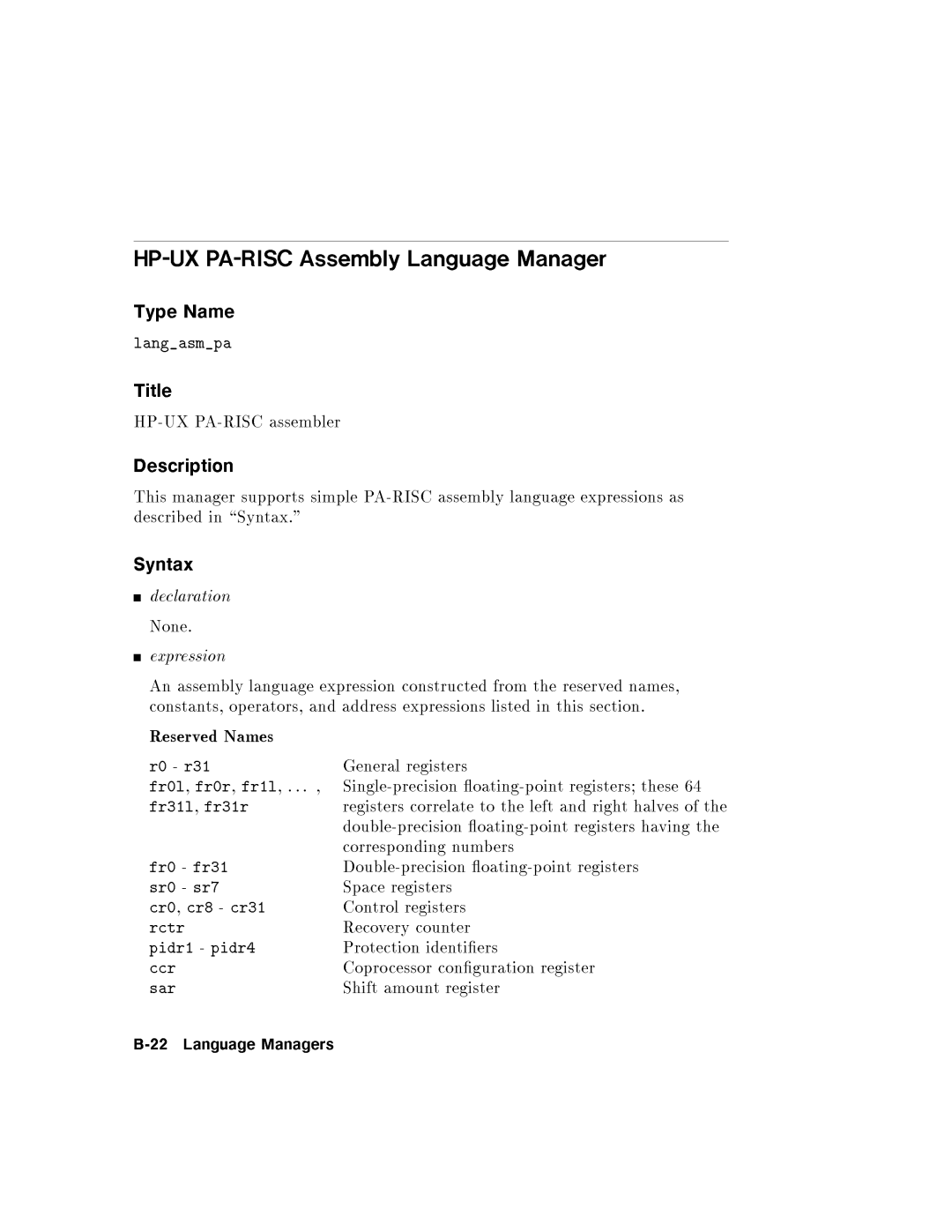 HP UX Debugging Tools manual 