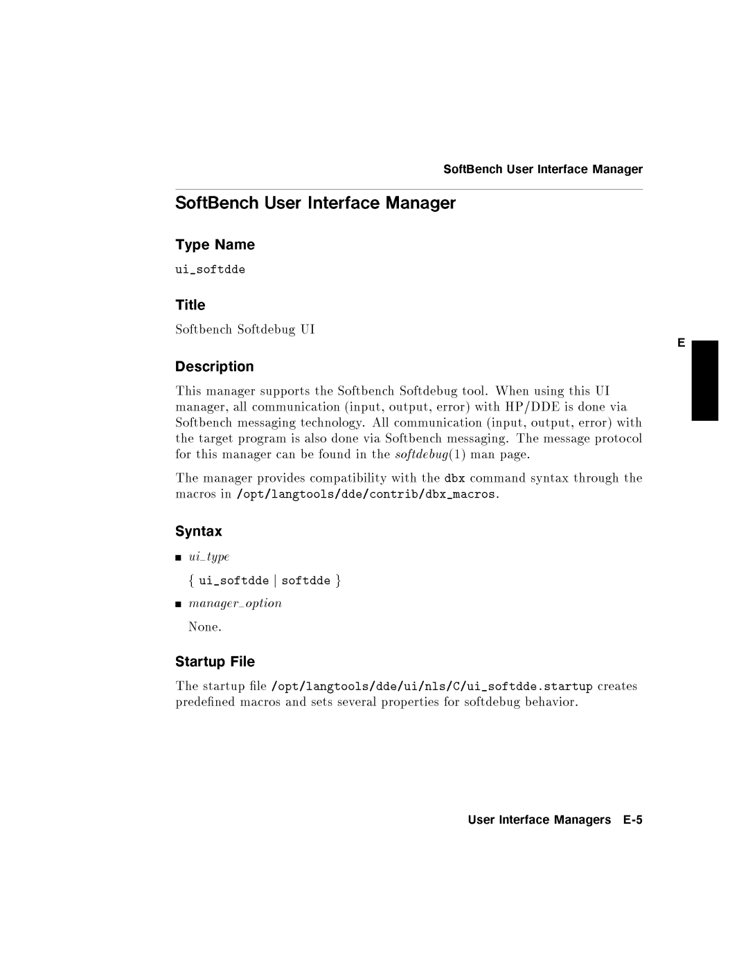 HP UX Debugging Tools manual 