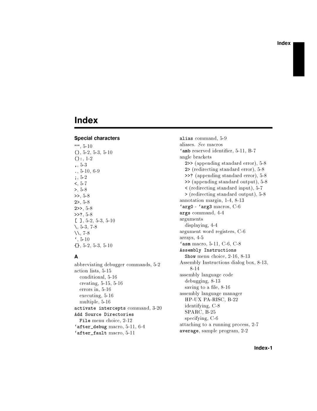 HP UX Debugging Tools manual Bly 