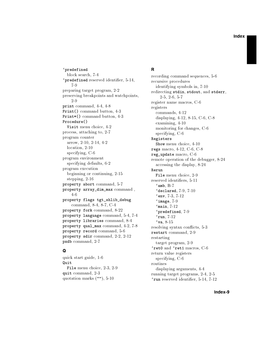 HP UX Debugging Tools manual 