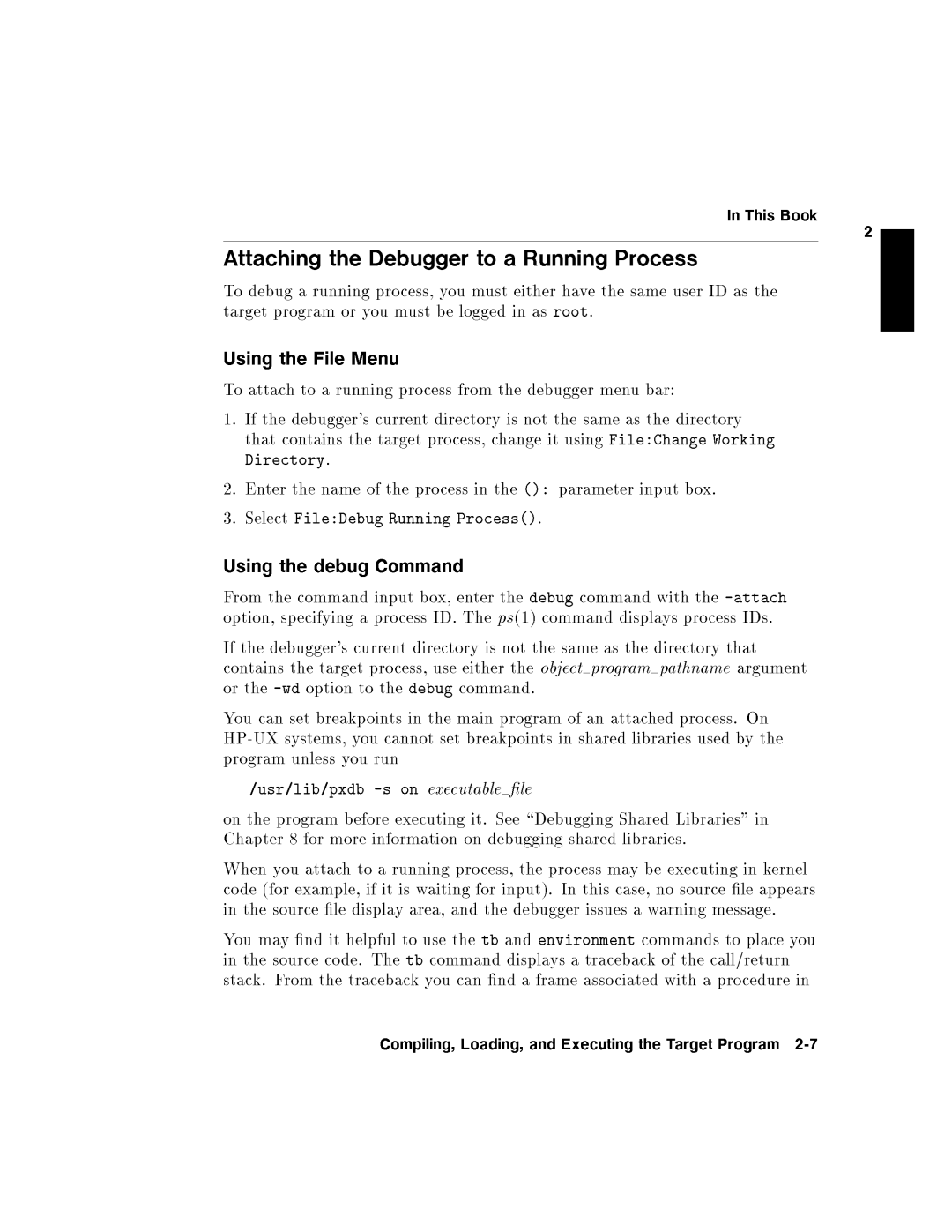 HP UX Debugging Tools manual Shar 