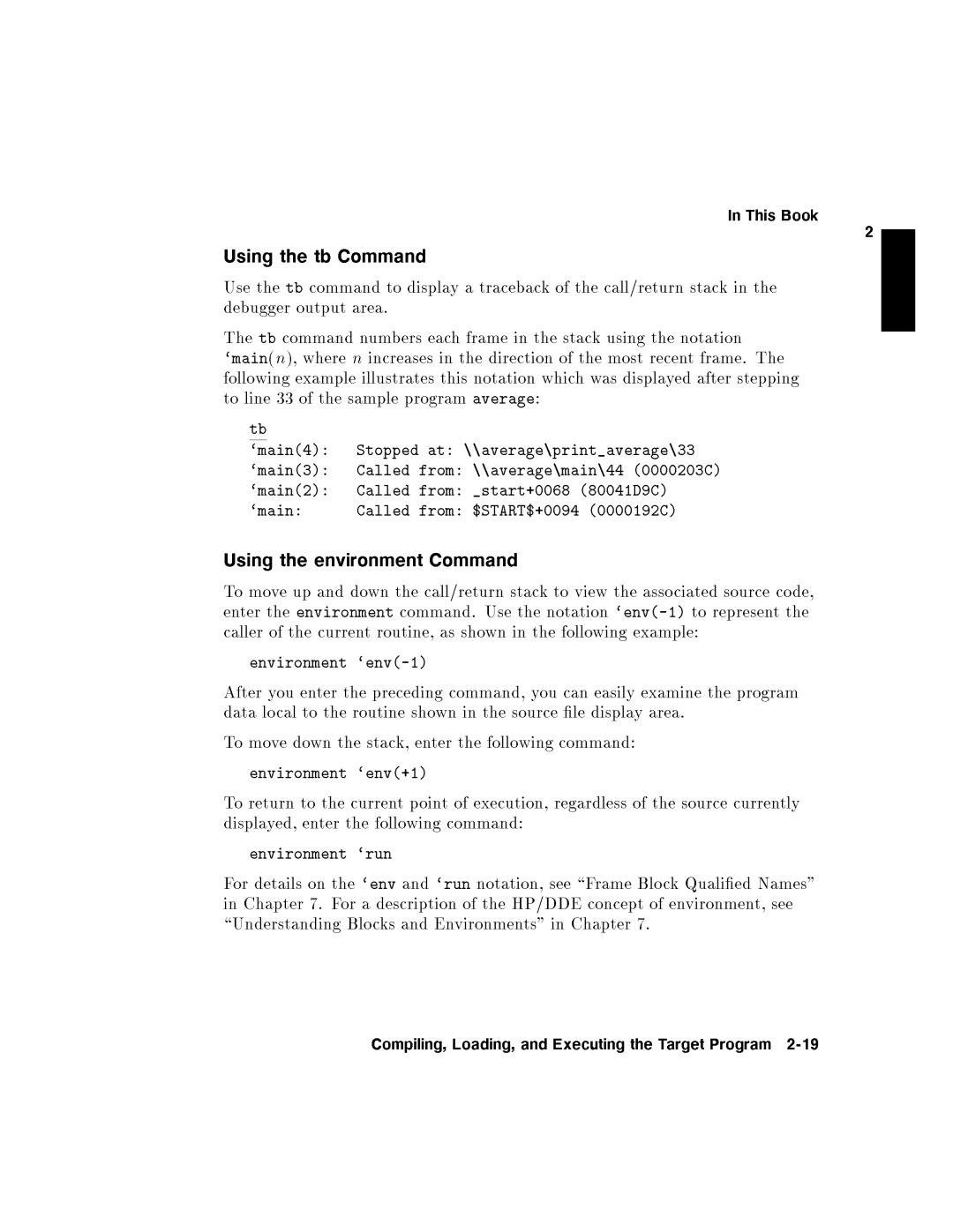 HP UX Debugging Tools manual 