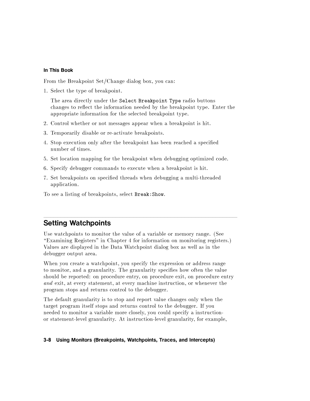 HP UX Debugging Tools manual 