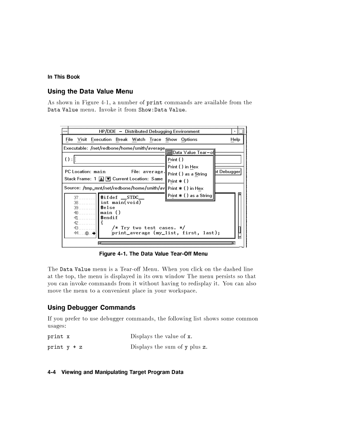 HP UX Debugging Tools manual 