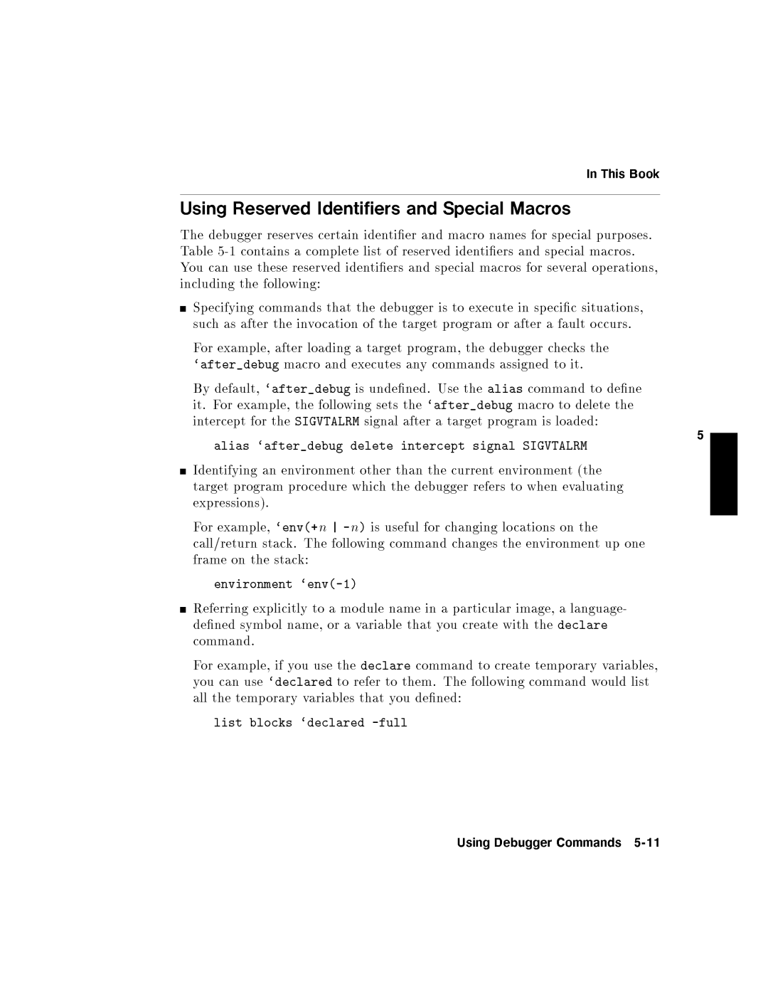 HP UX Debugging Tools manual 