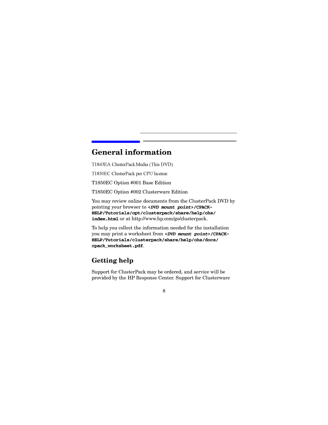 HP UX Developer Tools manual General information 