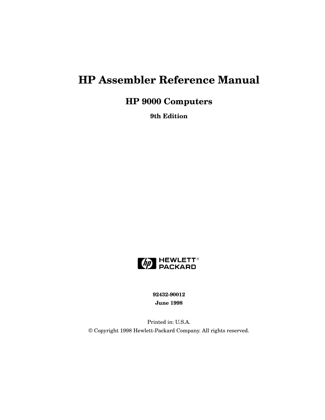 HP UX Developer Tools manual HP 9000 Computers, June 