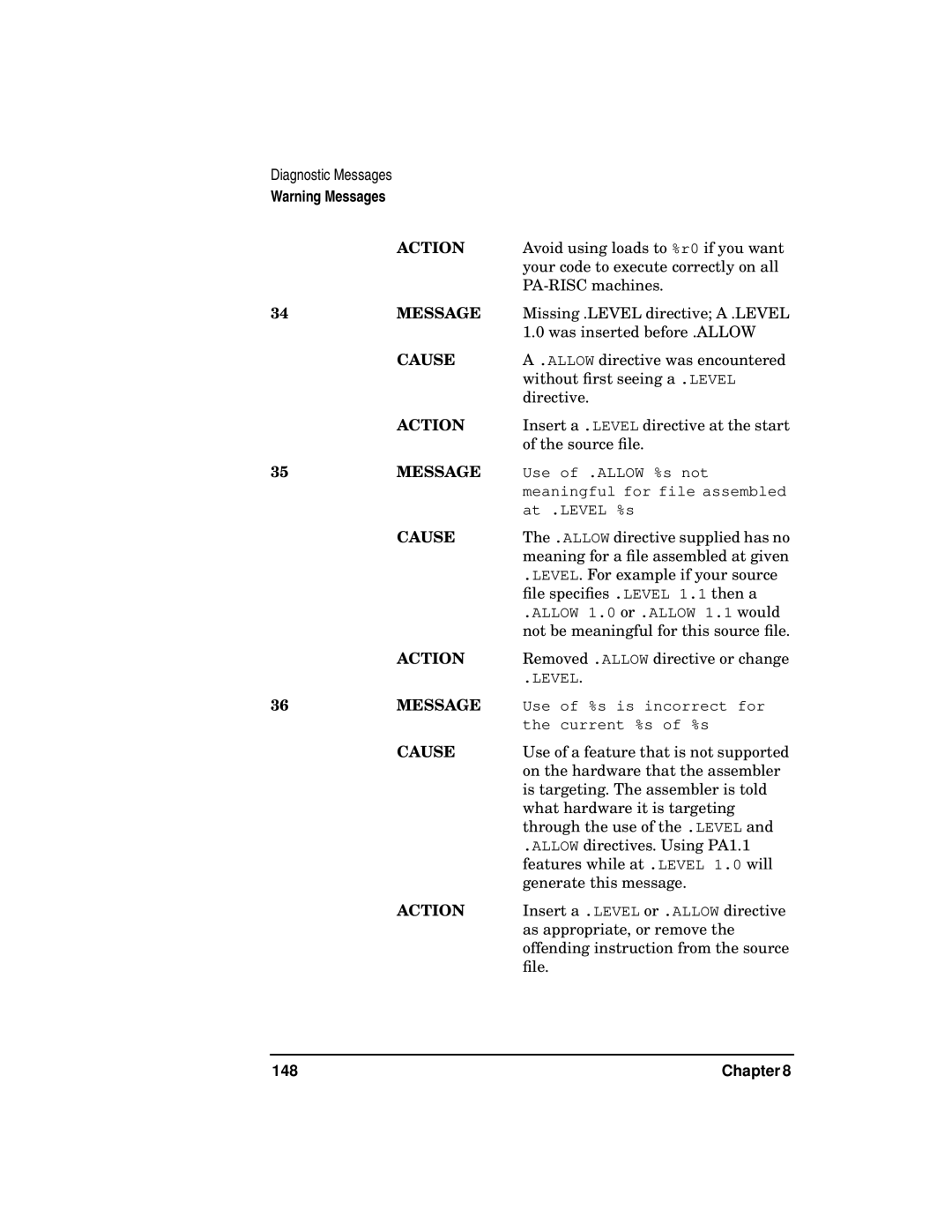 HP UX Developer Tools manual 148 