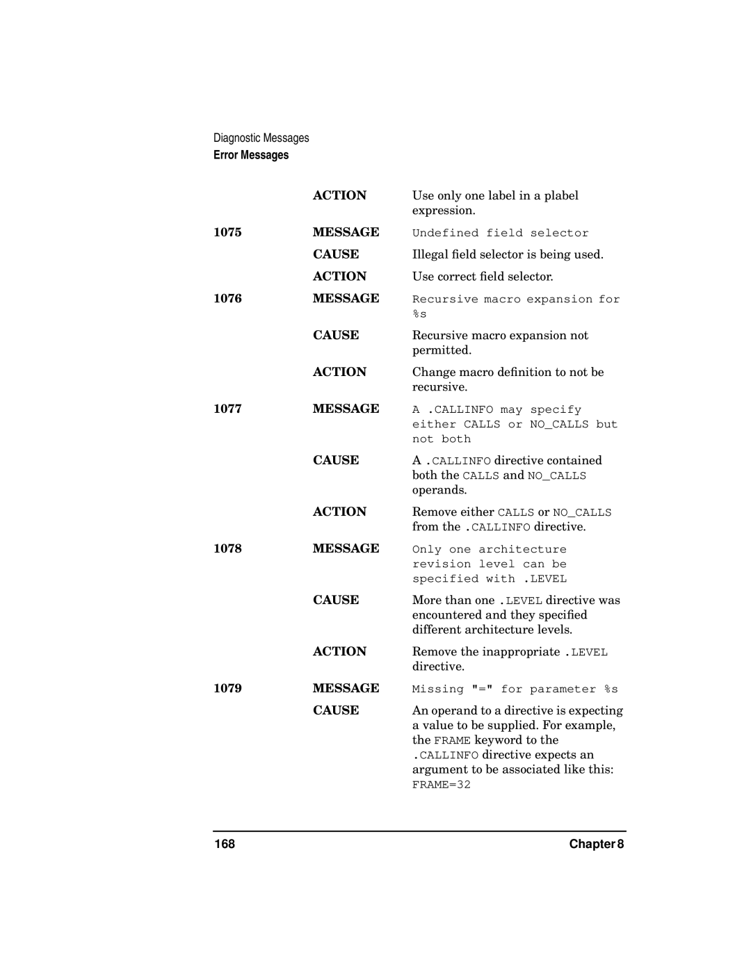 HP UX Developer Tools manual 168 