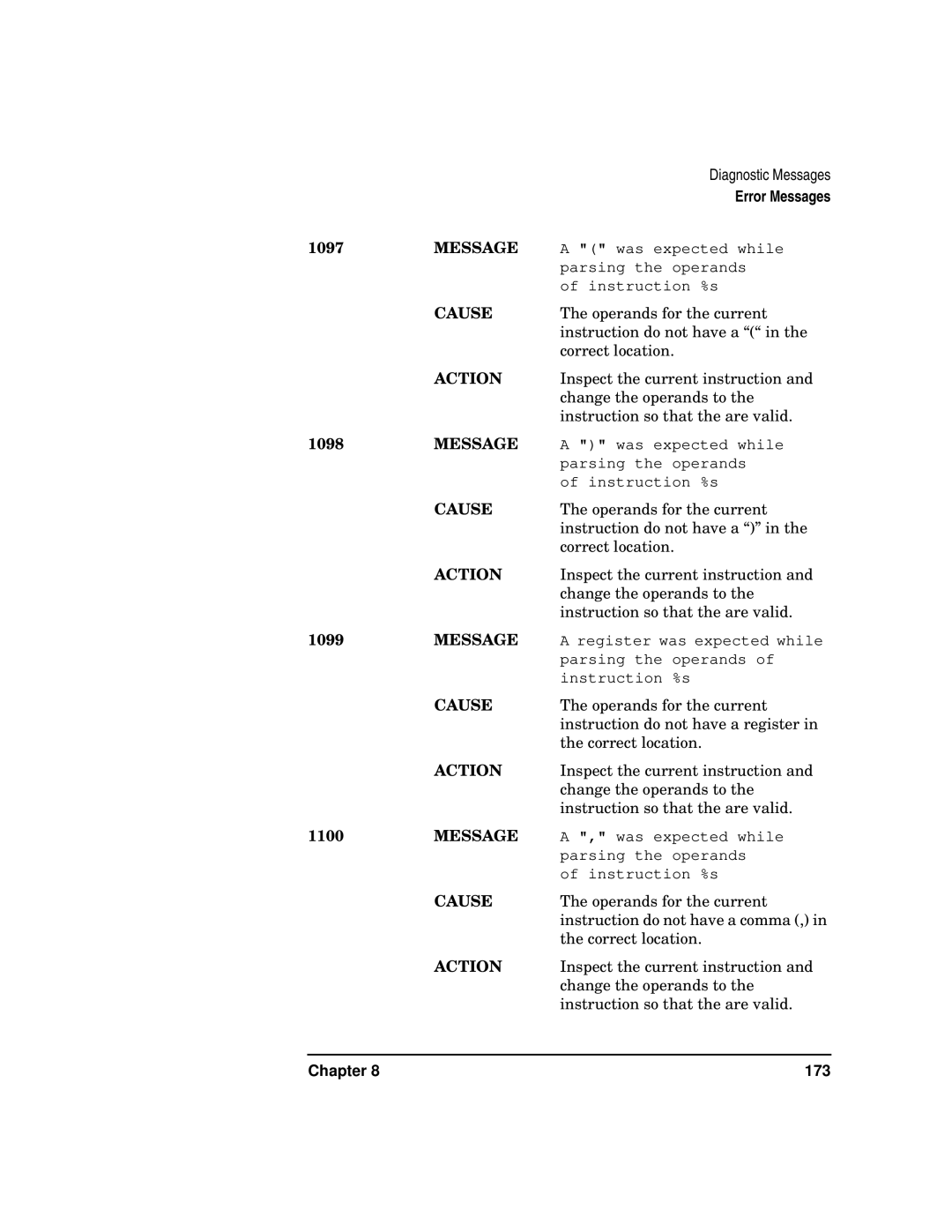 HP UX Developer Tools manual 1097, 1098, 1099, 1100 