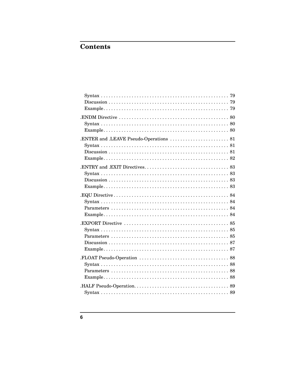 HP UX Developer Tools manual Contents 