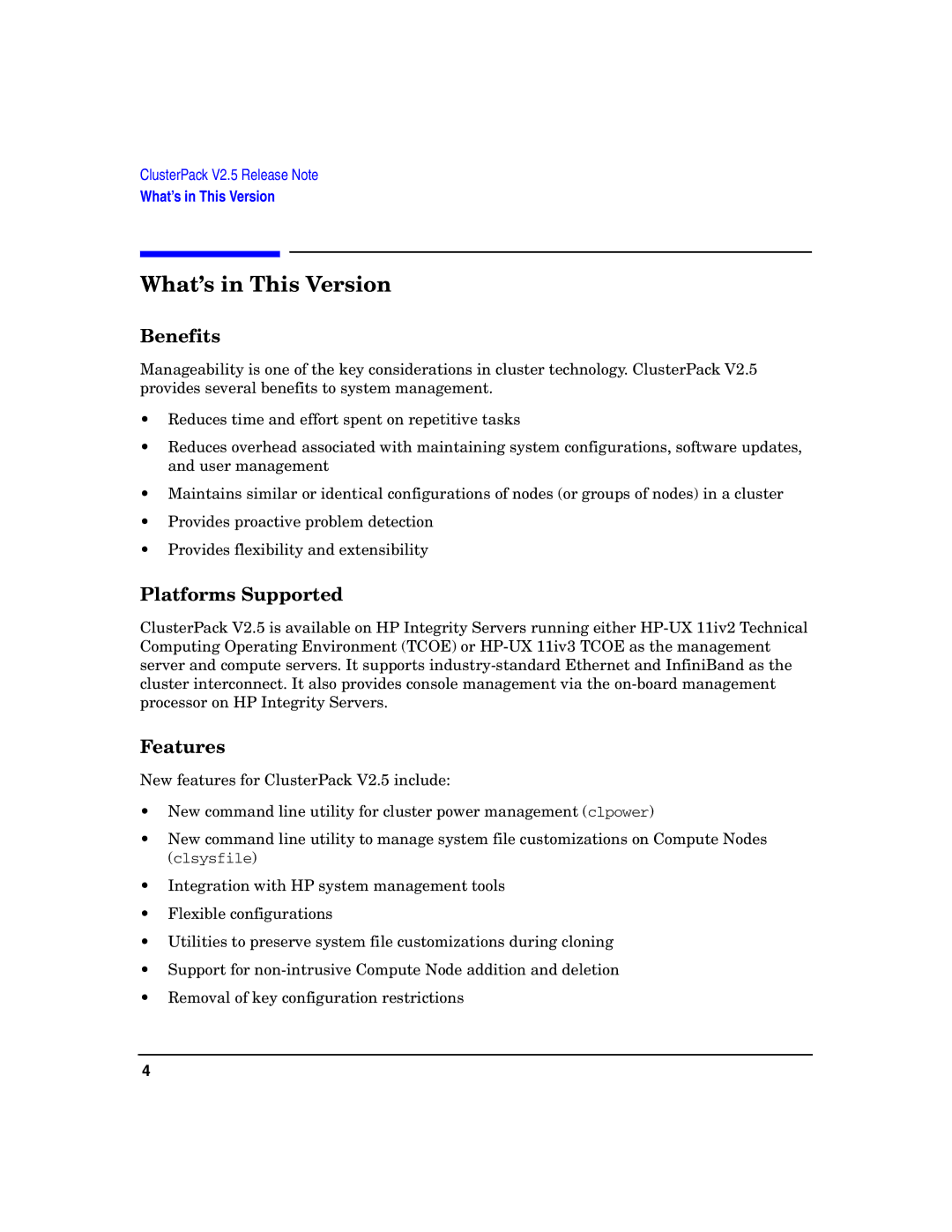 HP UX Developer Tools manual What’s in This Version, Benefits 