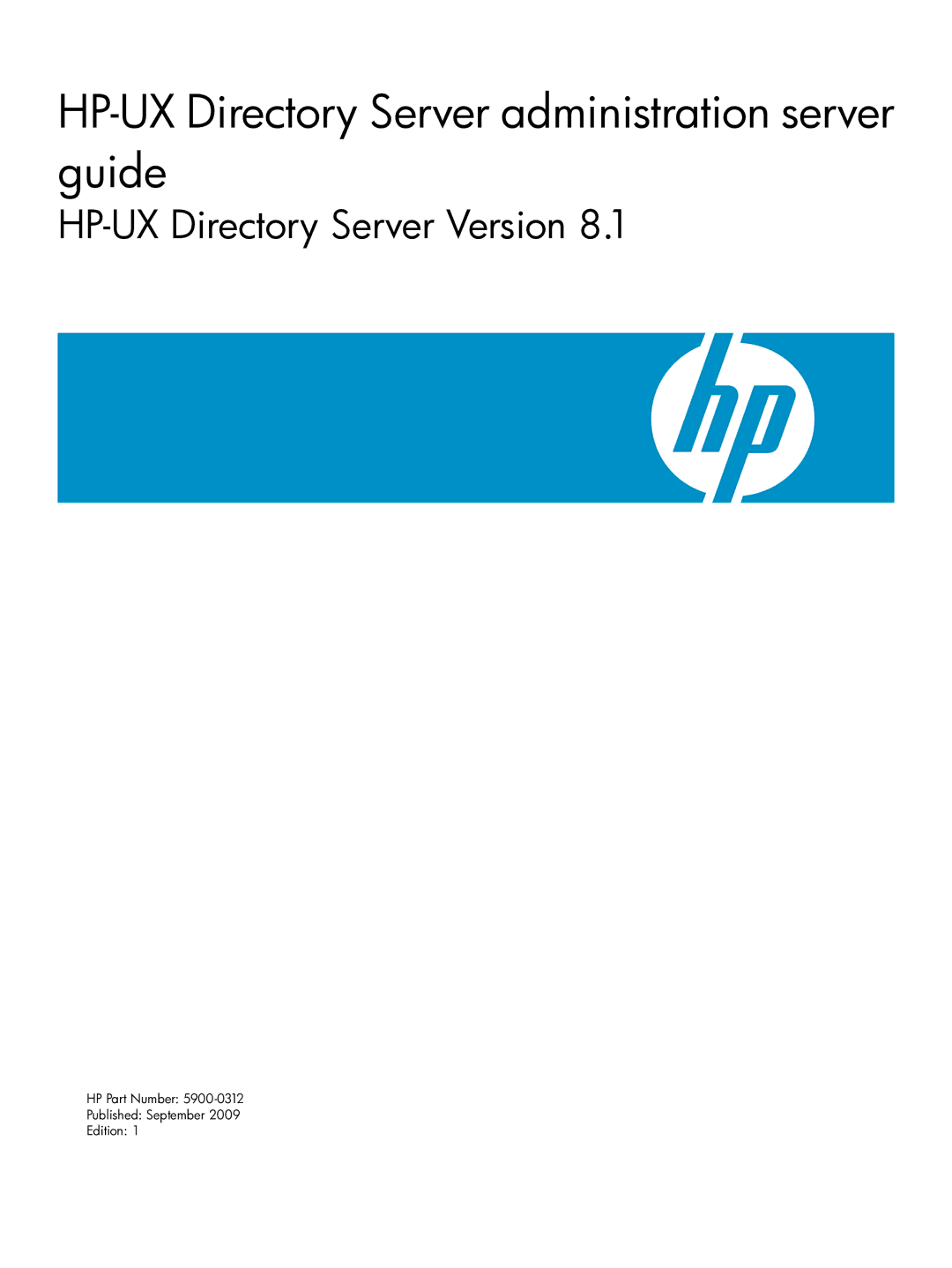 HP UX Direry Server manual HP-UX Directory Server administration server guide 