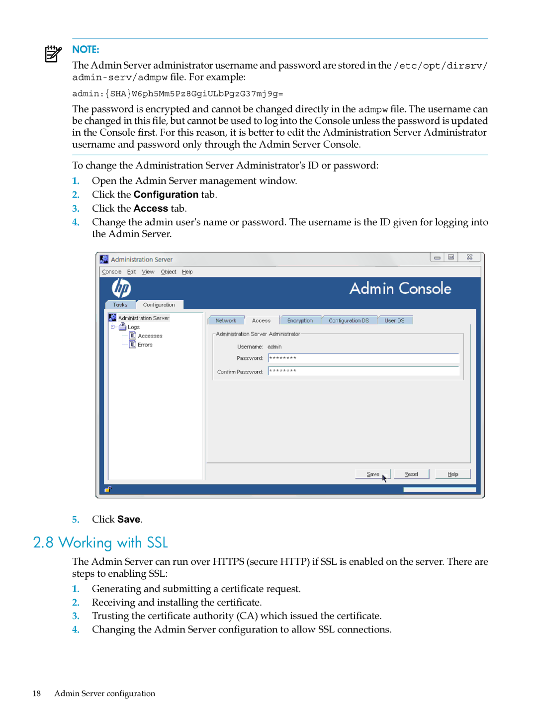 HP UX Direry Server manual Working with SSL 