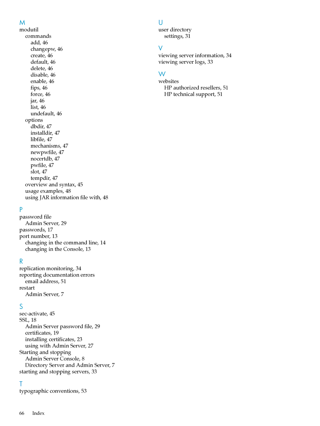 HP UX Direry Server manual Modutil User directory Commands Settings Add Changepw Create 