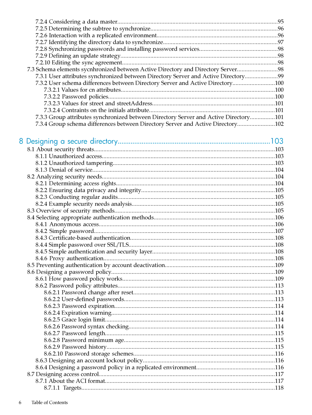 HP UX Direry Server manual 103 