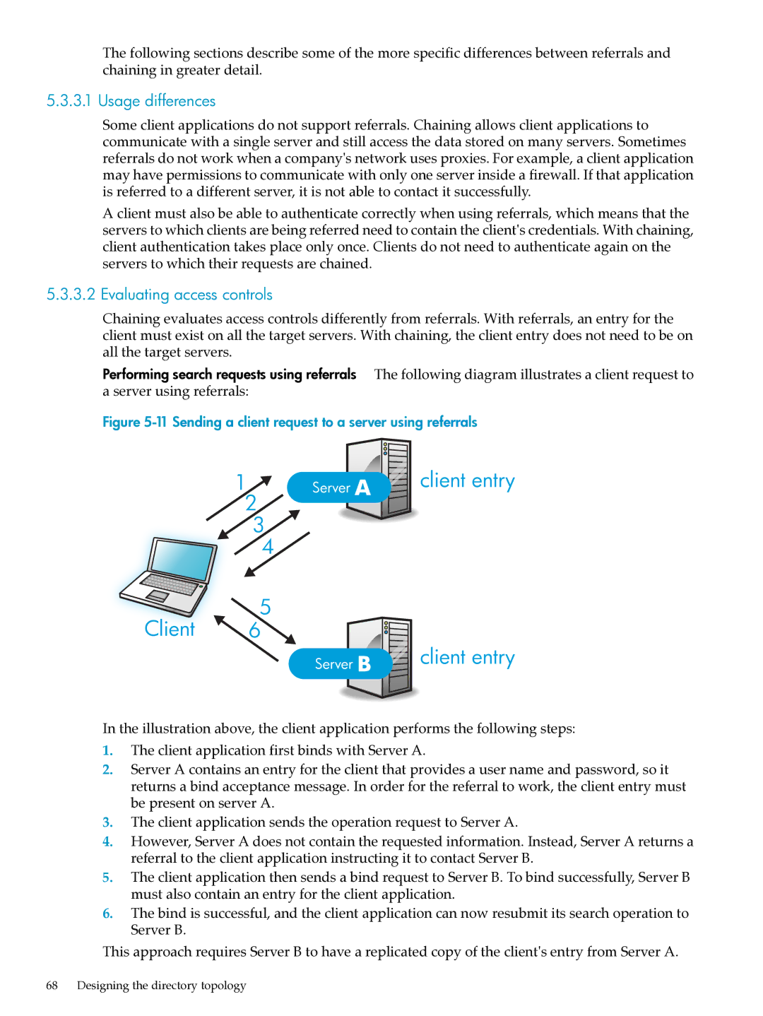 HP UX Direry Server manual Usage differences, Evaluating access controls 