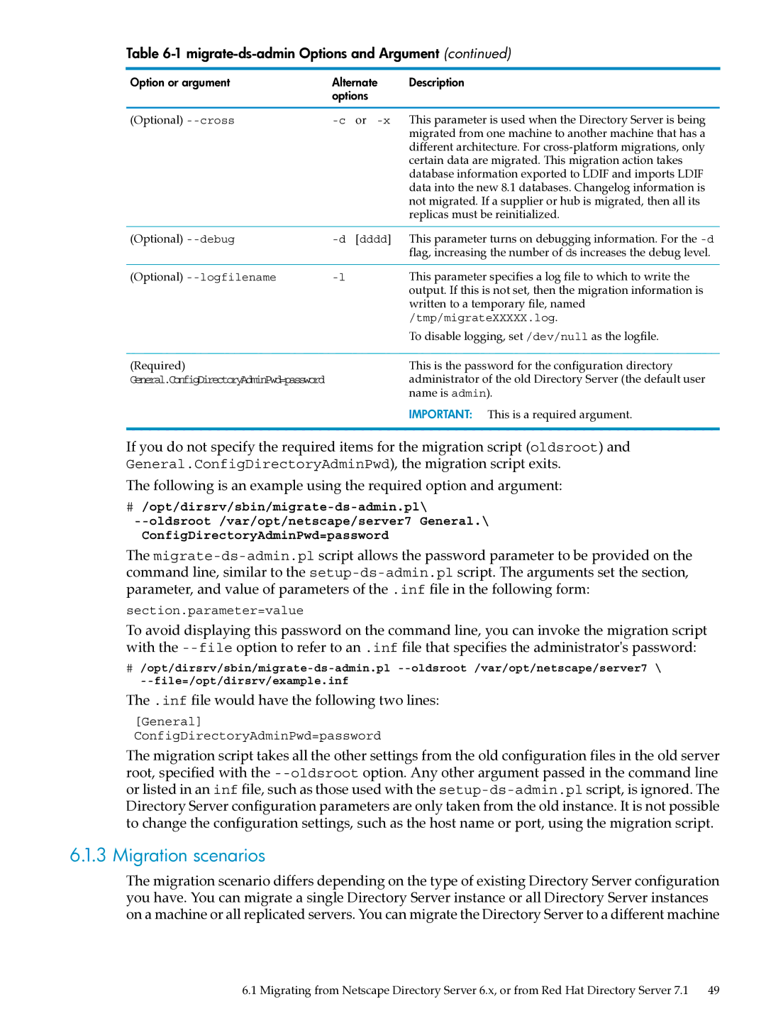 HP UX Direry Server manual Migration scenarios 