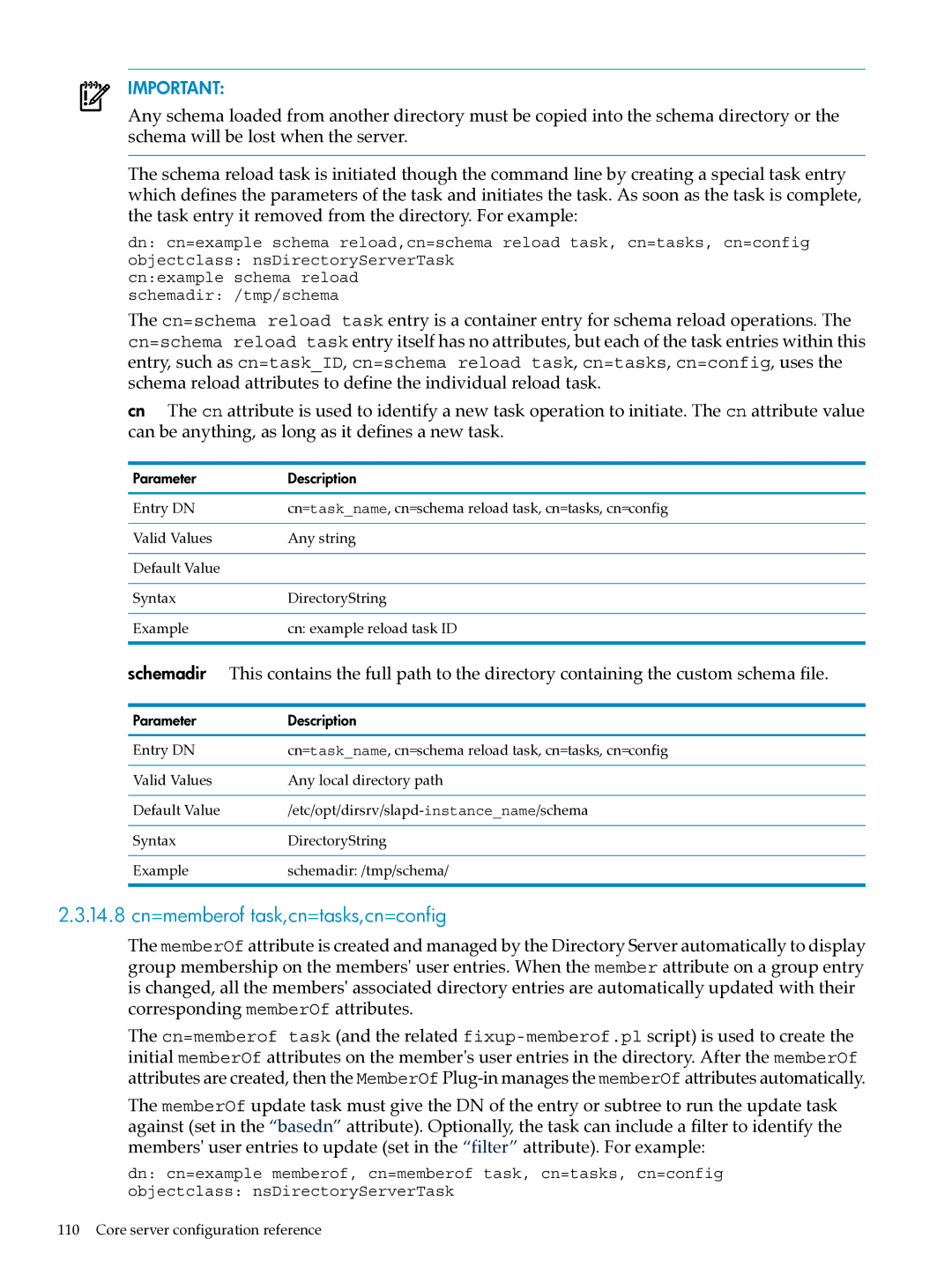 HP UX Identity Security Software manual 14.8 cn=memberof task,cn=tasks,cn=config 