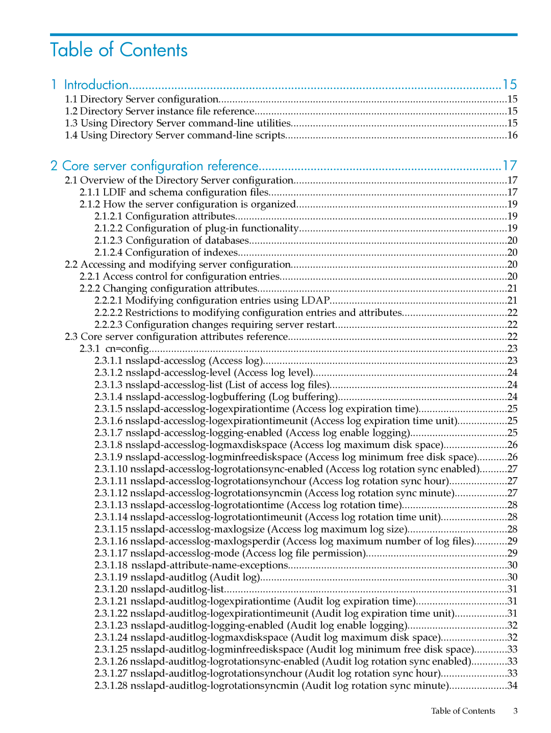 HP UX Identity Security Software manual Table of Contents 