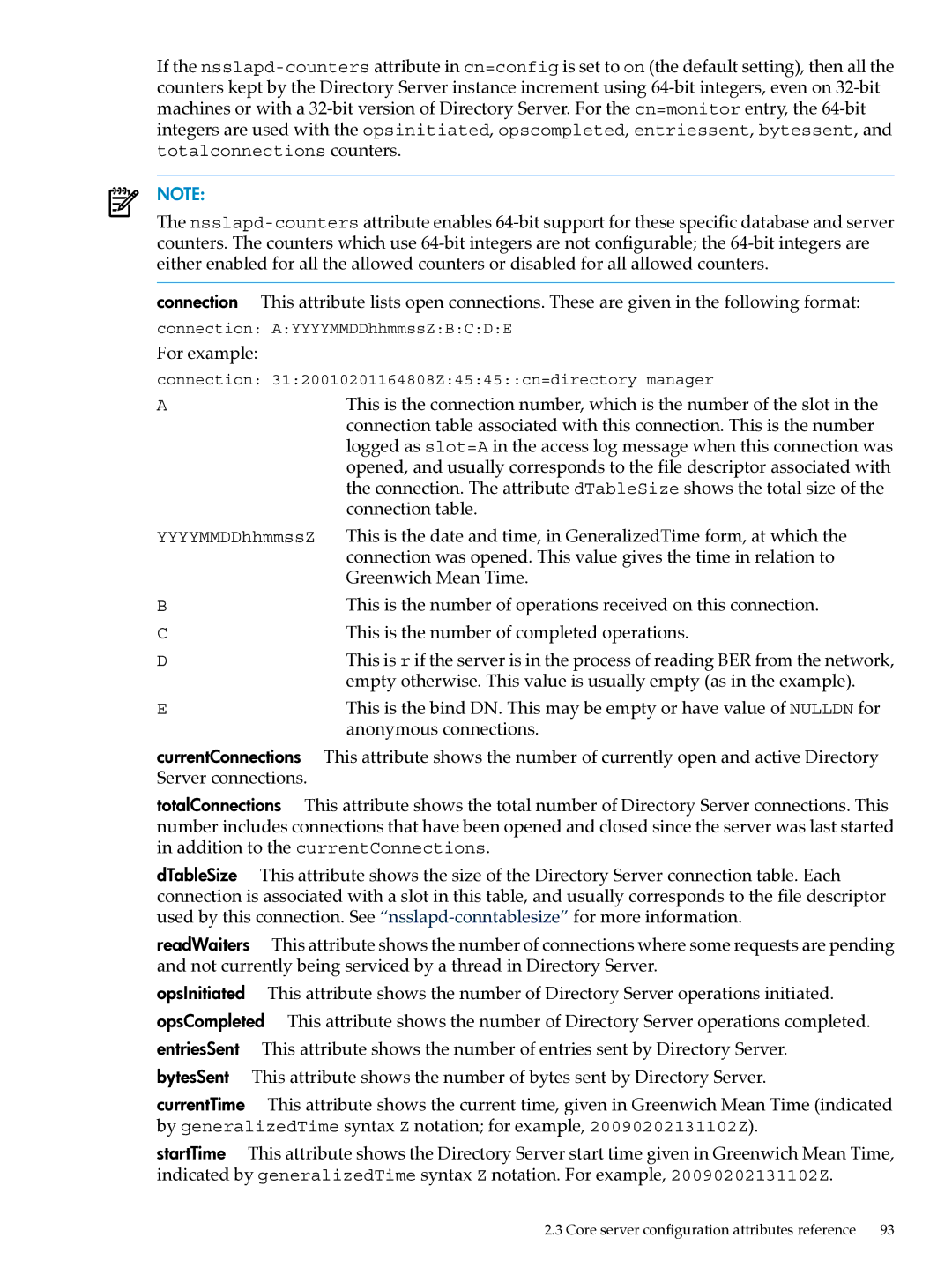 HP UX Identity Security Software manual For example, Connection table, Greenwich Mean Time, Anonymous connections 