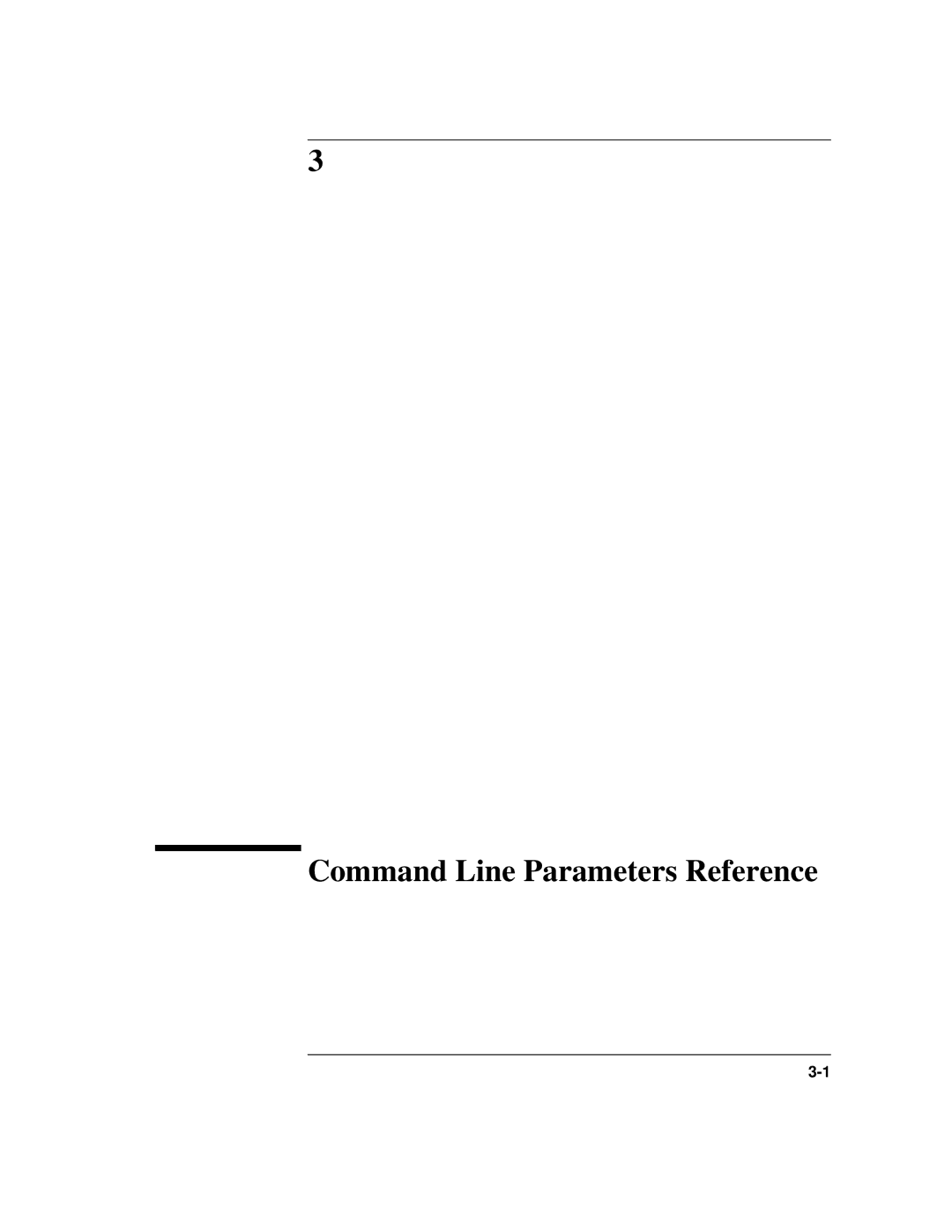 HP UX Internet and Networking Software manual Command Line Parameters Reference 