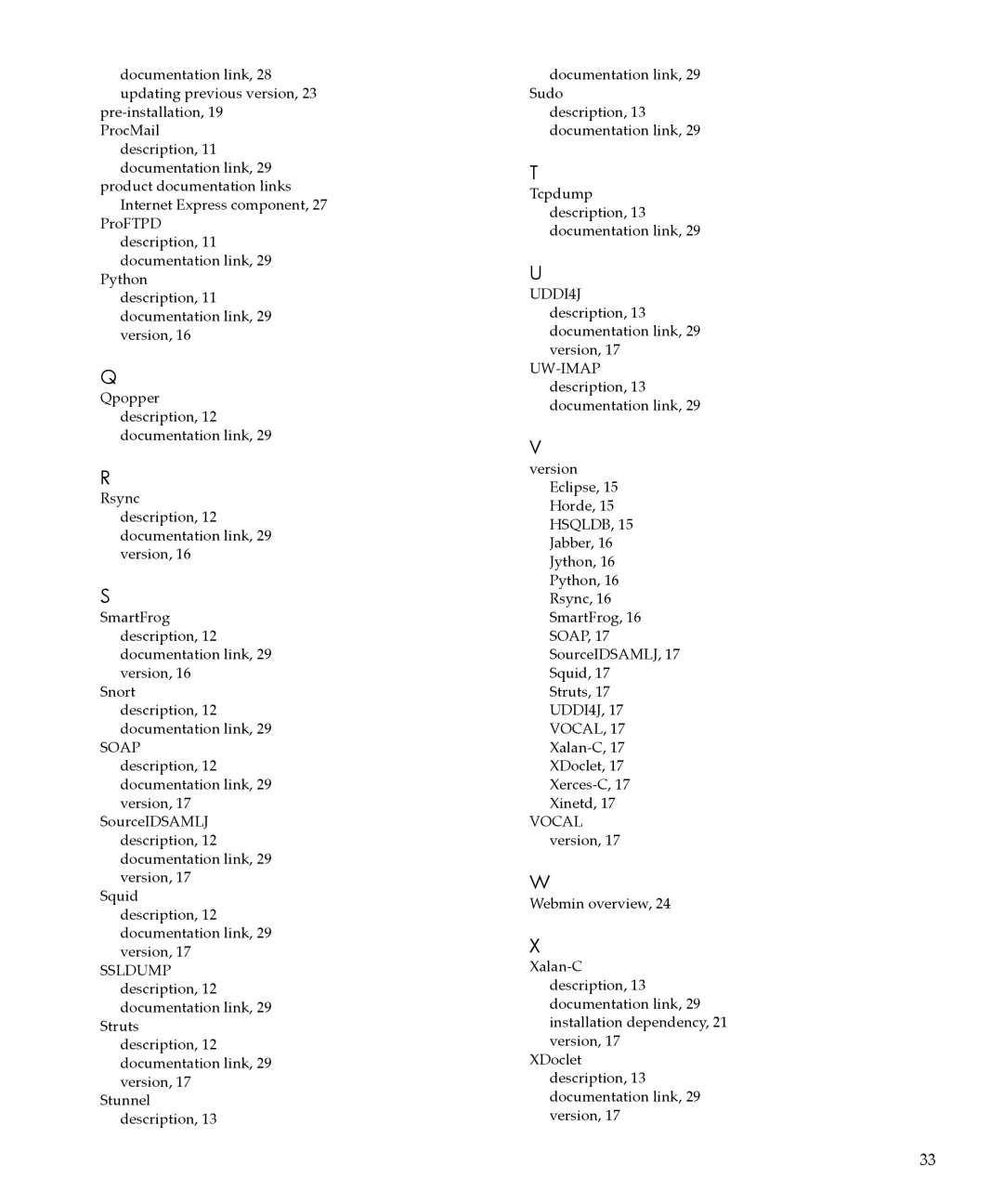 HP UX Internet Express Software manual Vocal 