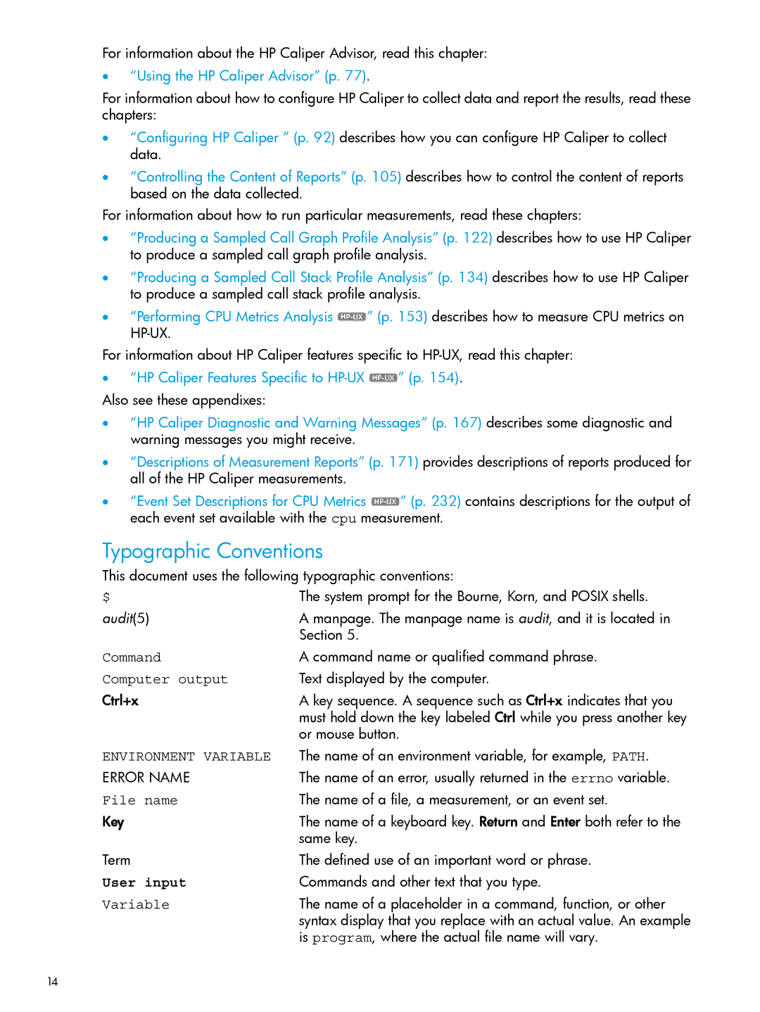 HP UX IPFilter Software manual Typographic Conventions, Command, Computer output, File name, Variable 