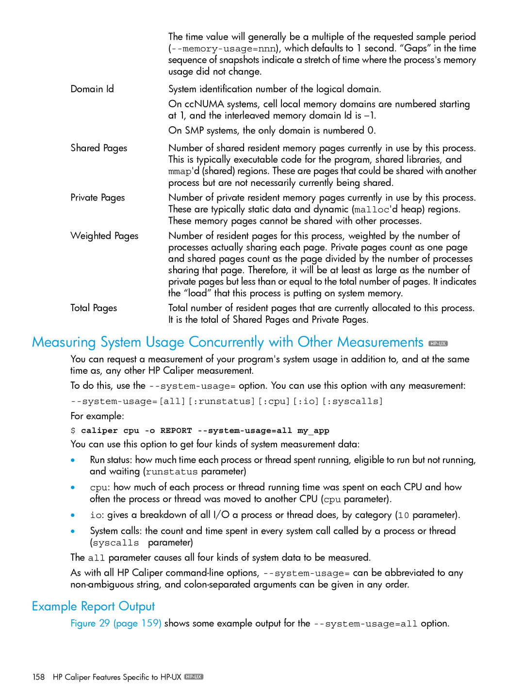 HP UX IPFilter Software manual Measuring System Usage Concurrently with Other Measurements 