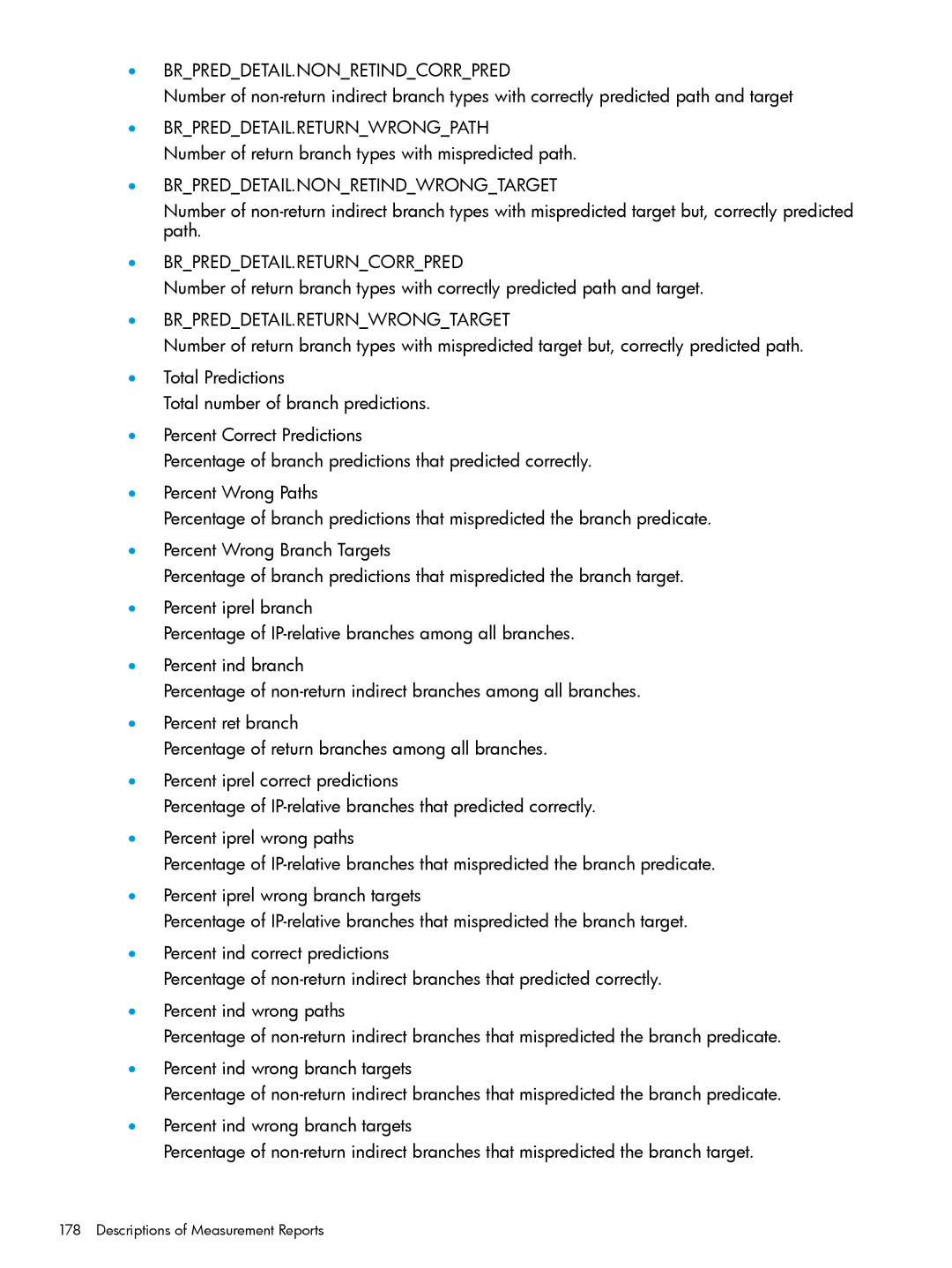 HP UX IPFilter Software Brpreddetail.Nonretindcorrpred, Brpreddetail.Returnwrongpath, Brpreddetail.Nonretindwrongtarget 