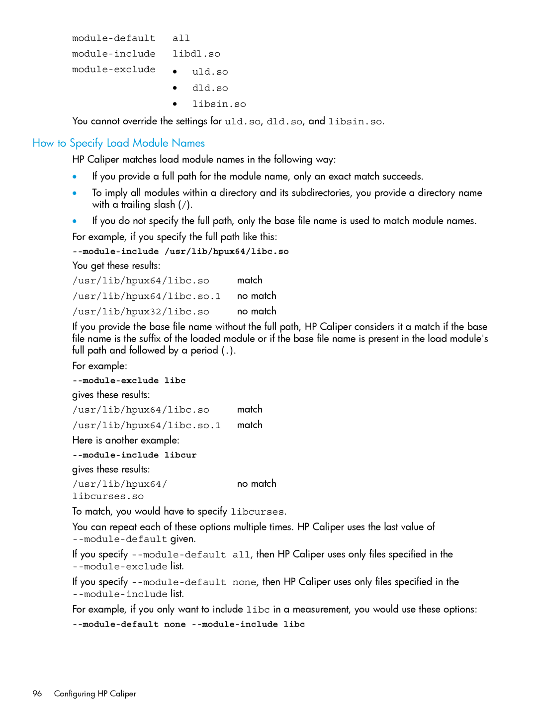 HP UX IPFilter Software manual How to Specify Load Module Names 