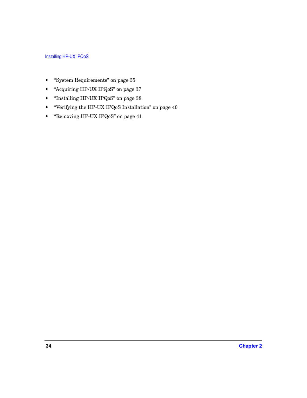 HP UX IPQos Software manual Installing HP-UX IPQoS 