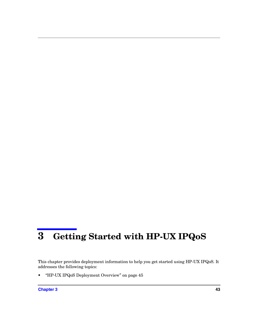 HP UX IPQos Software manual Getting Started with HP-UX IPQoS 