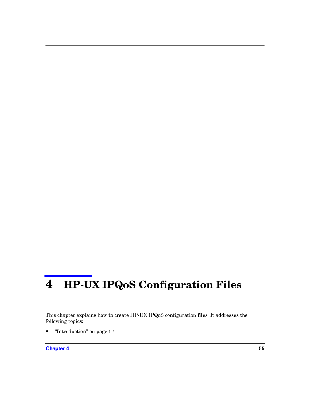 HP UX IPQos Software manual HP-UX IPQoS Configuration Files 