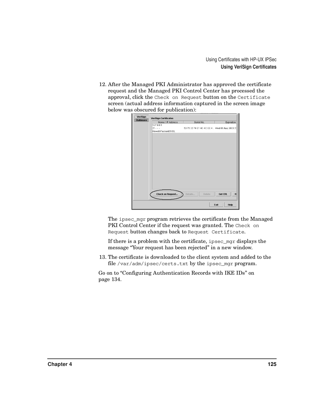 HP UX IPSec Software manual 