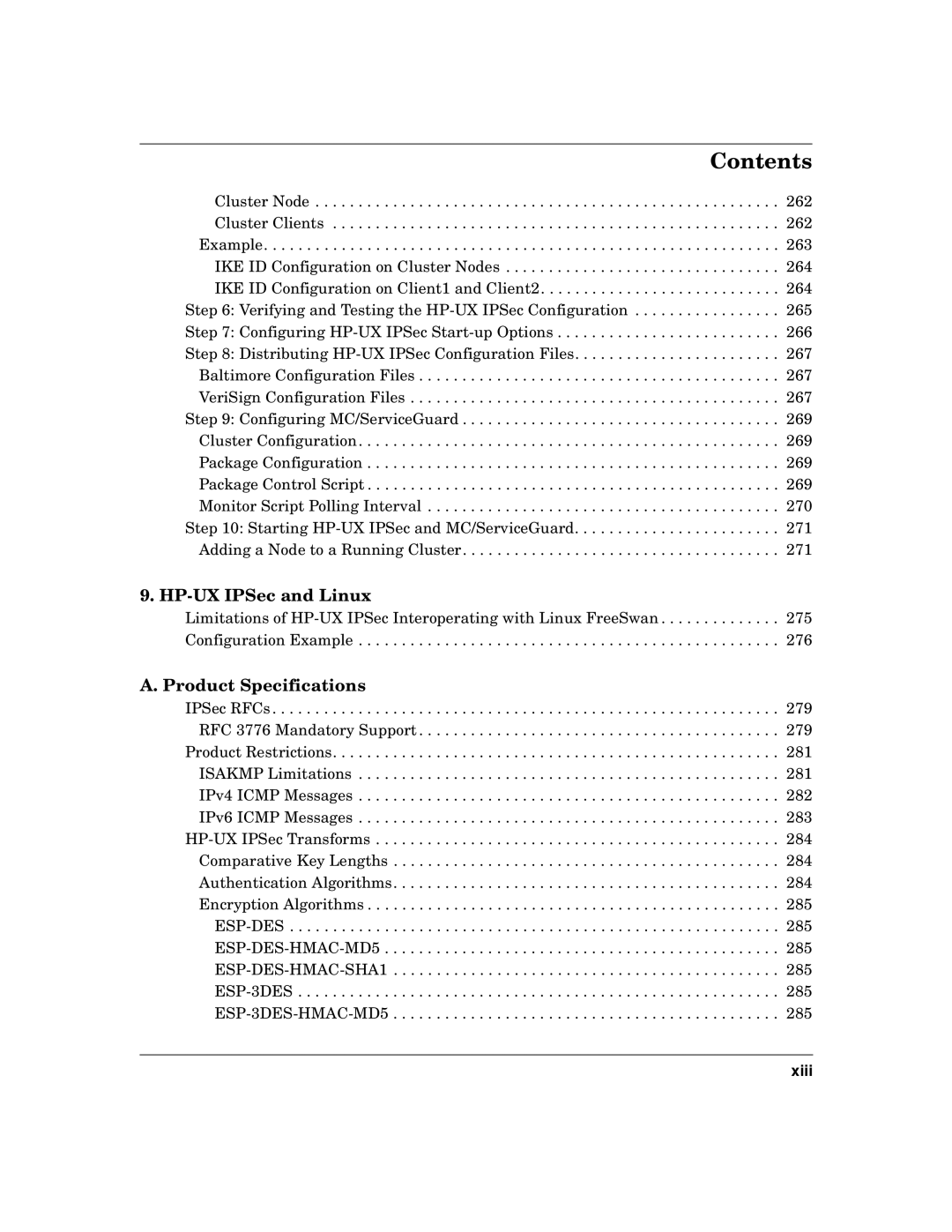 HP UX IPSec Software manual HP-UX IPSec and Linux 