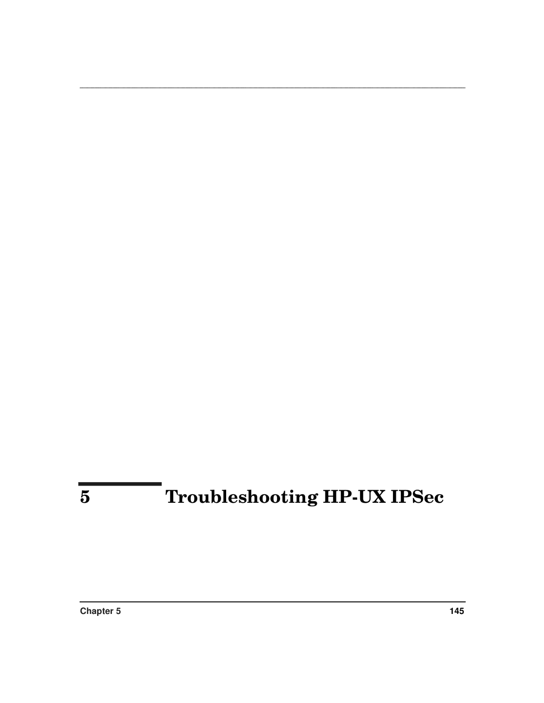 HP UX IPSec Software manual Troubleshooting HP-UX IPSec 