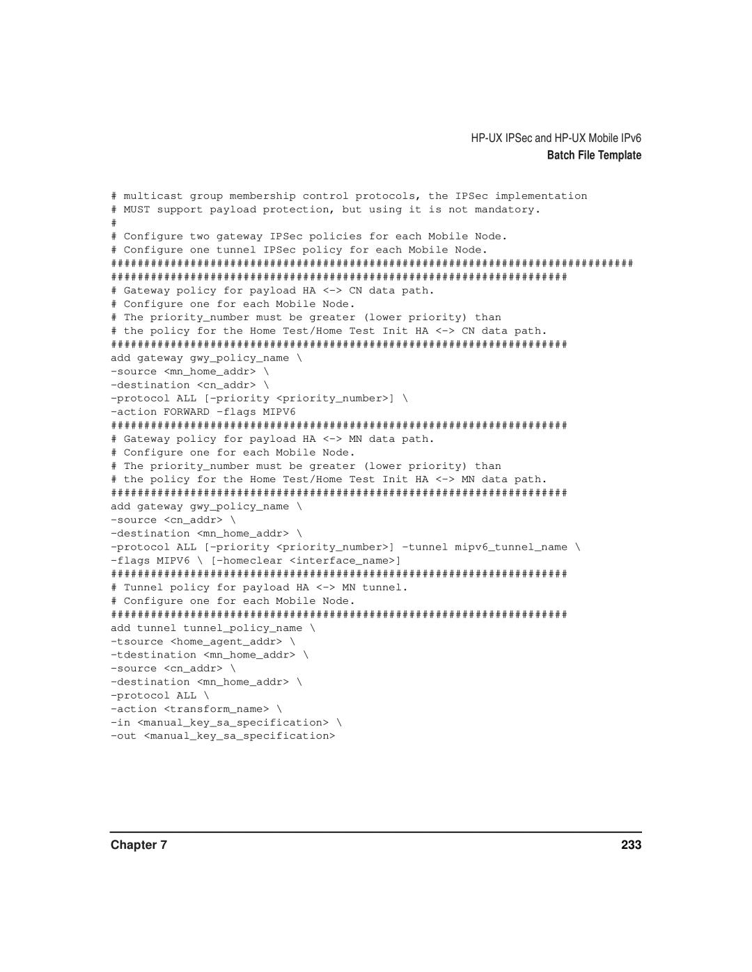 HP UX IPSec Software manual 